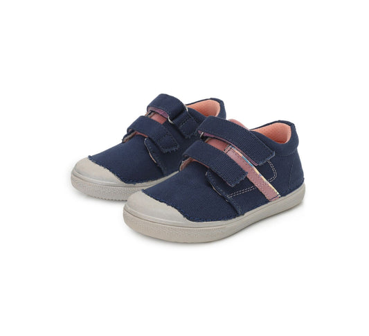 D.D.Step batai mėlyna mergaitėms rudeniui ir pavasariui – su lipdukais