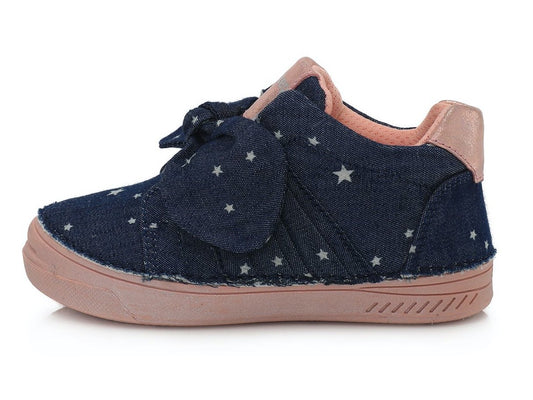 D.D.Step batai mėlyna mergaitėms rudeniui ir pavasariui