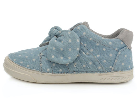 D.D.Step batai mėlyna mergaitėms rudeniui ir pavasariui – su lipdukais