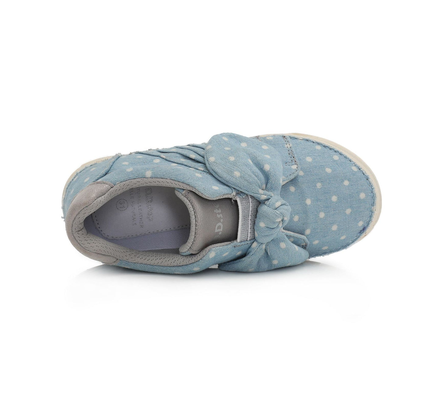 D.D.Step batai mėlyna mergaitėms rudeniui ir pavasariui – su lipdukais