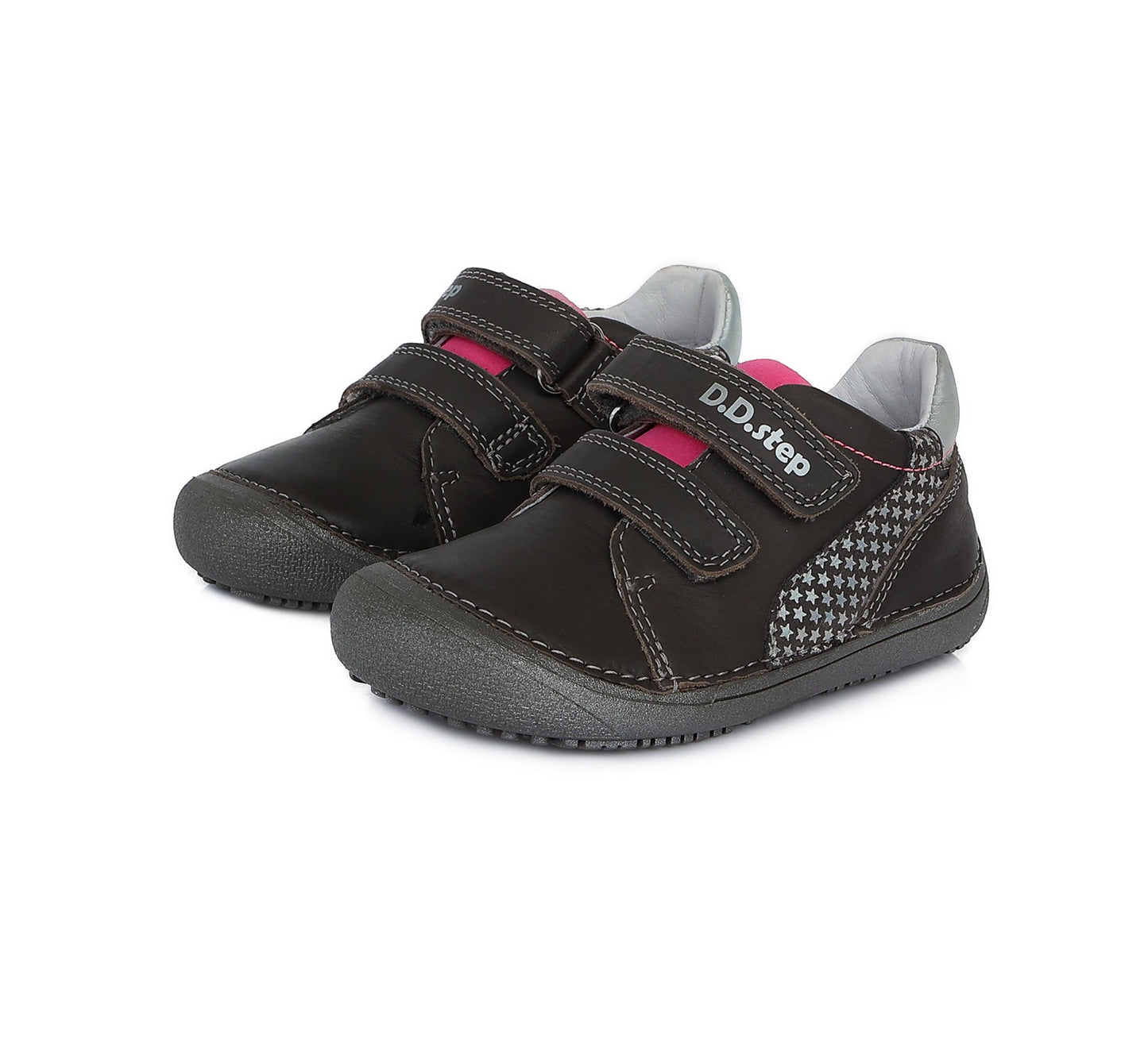 Barefoot D.D.Step batai pilka mergaitėms rudeniui ir pavasariui – natūralaus judesio laisvė