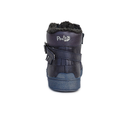 Ponte20 batai mėlyna mergaitėms – su dirbtiniu kailio pamušalu, itin lengvi