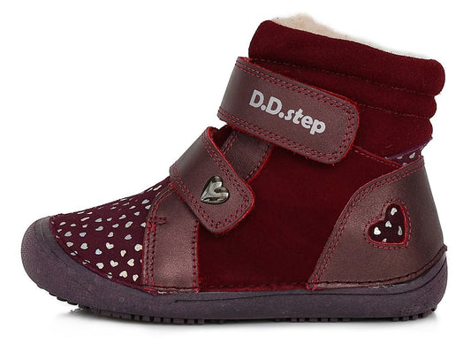 Barefoot D.D.Step batai mergaitėms – su vilnos pamušalu, natūralaus judesio laisvė