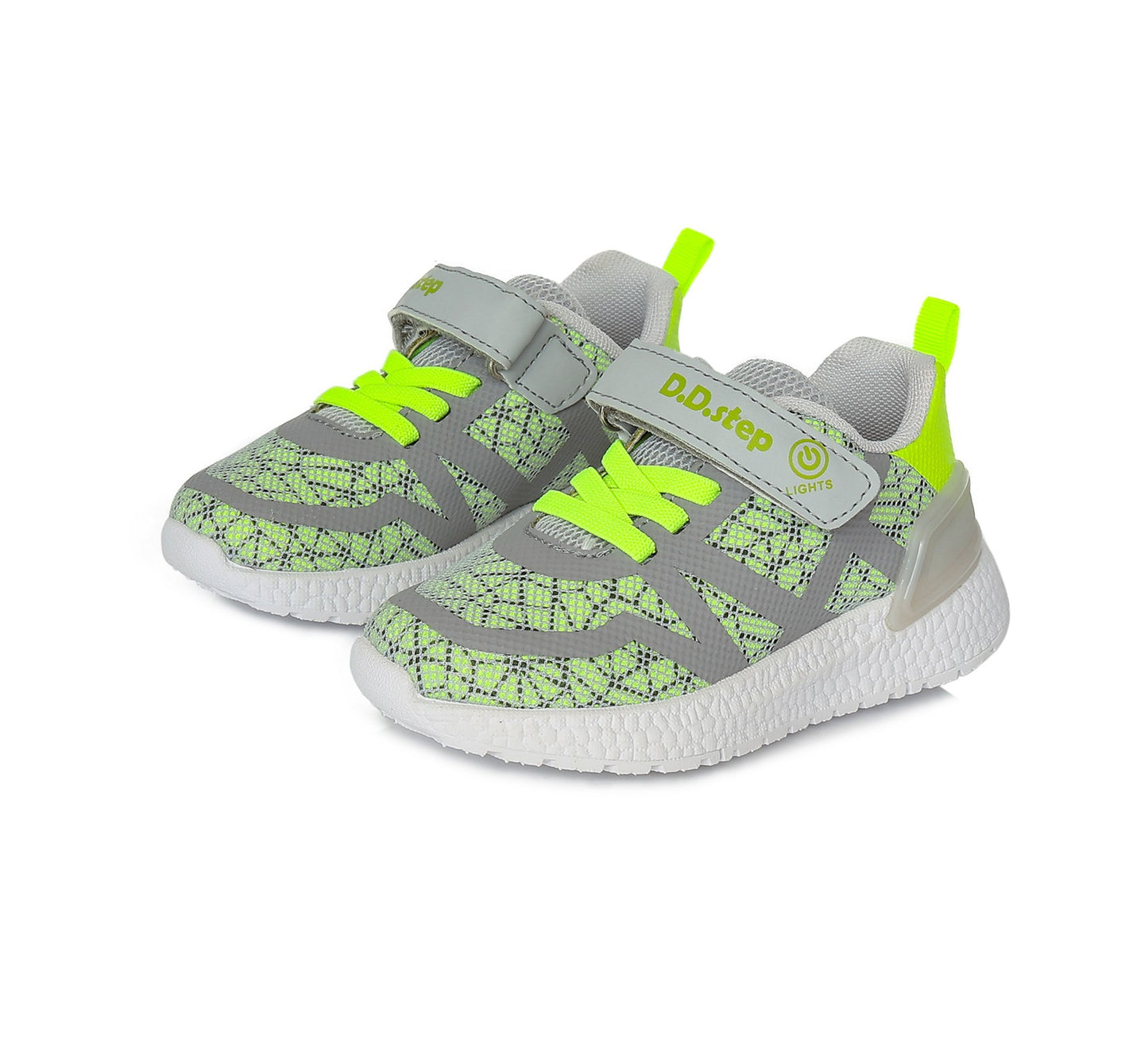 D.D.Step batai pilka berniukams – neperšlampami, su LED pašvietimu, itin lengvi