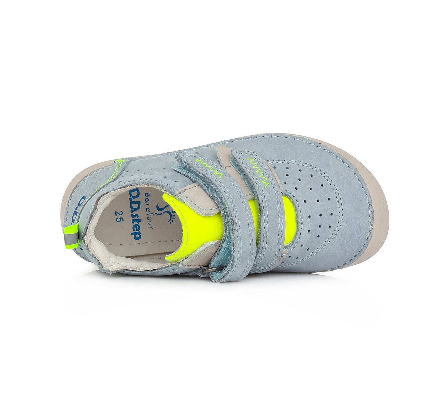 Barefoot D.D.Step batai pilka berniukams rudeniui ir pavasariui – natūralaus judesio laisvė