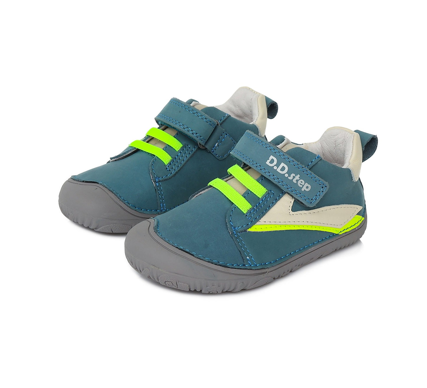 Barefoot D.D.Step batai mėlyna berniukams rudeniui ir pavasariui – natūralaus judesio laisvė