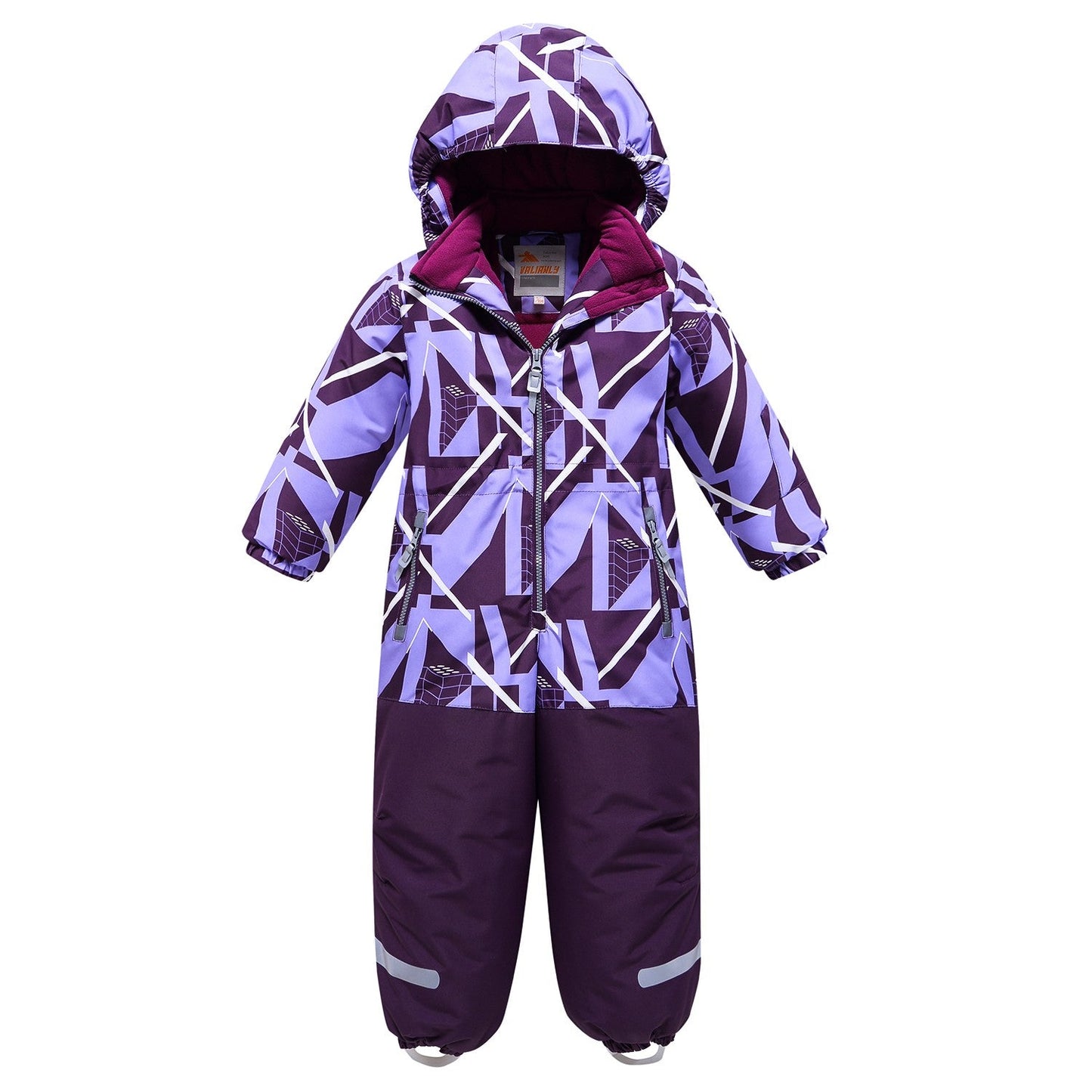Solid purple winter jumpsuit VALIANLY 98-128