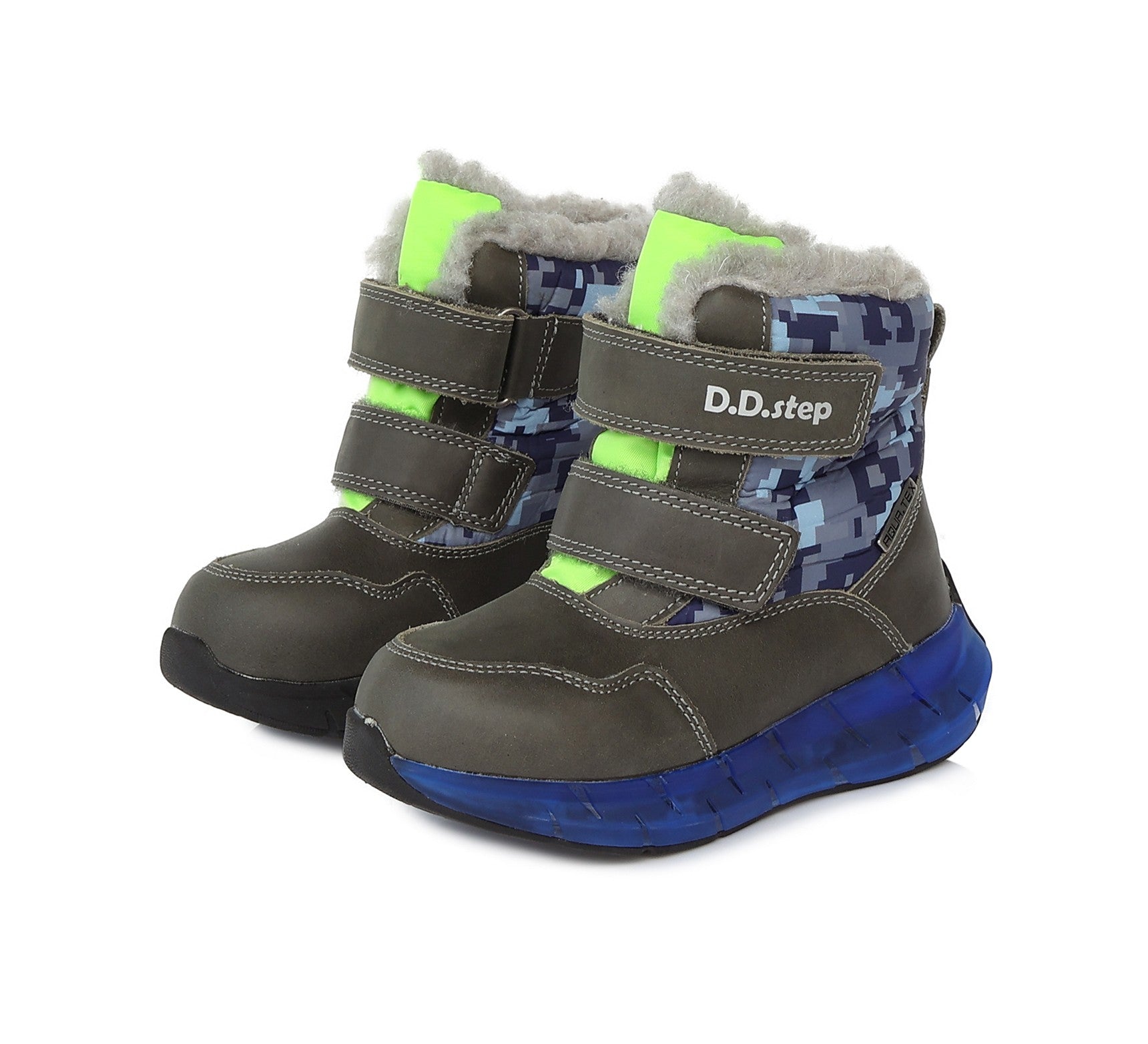 D.D.Step batai berniukams – neperšlampami, su vilnos pamušalu, itin lengvi