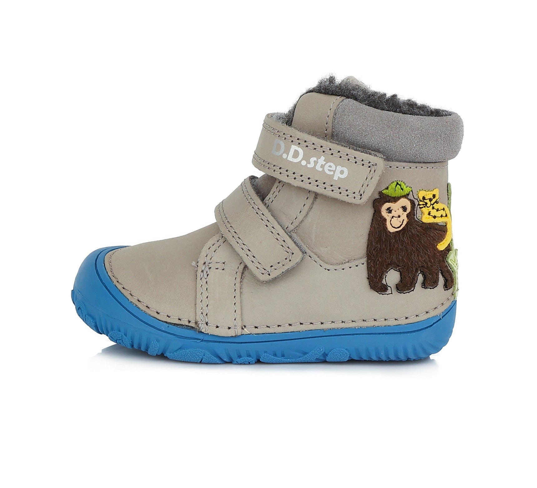 Barefoot D.D.Step batai berniukams – su dirbtiniu kailio pamušalu, natūralaus judesio laisvė