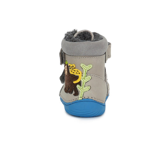 Barefoot D.D.Step batai berniukams – su dirbtiniu kailio pamušalu, natūralaus judesio laisvė