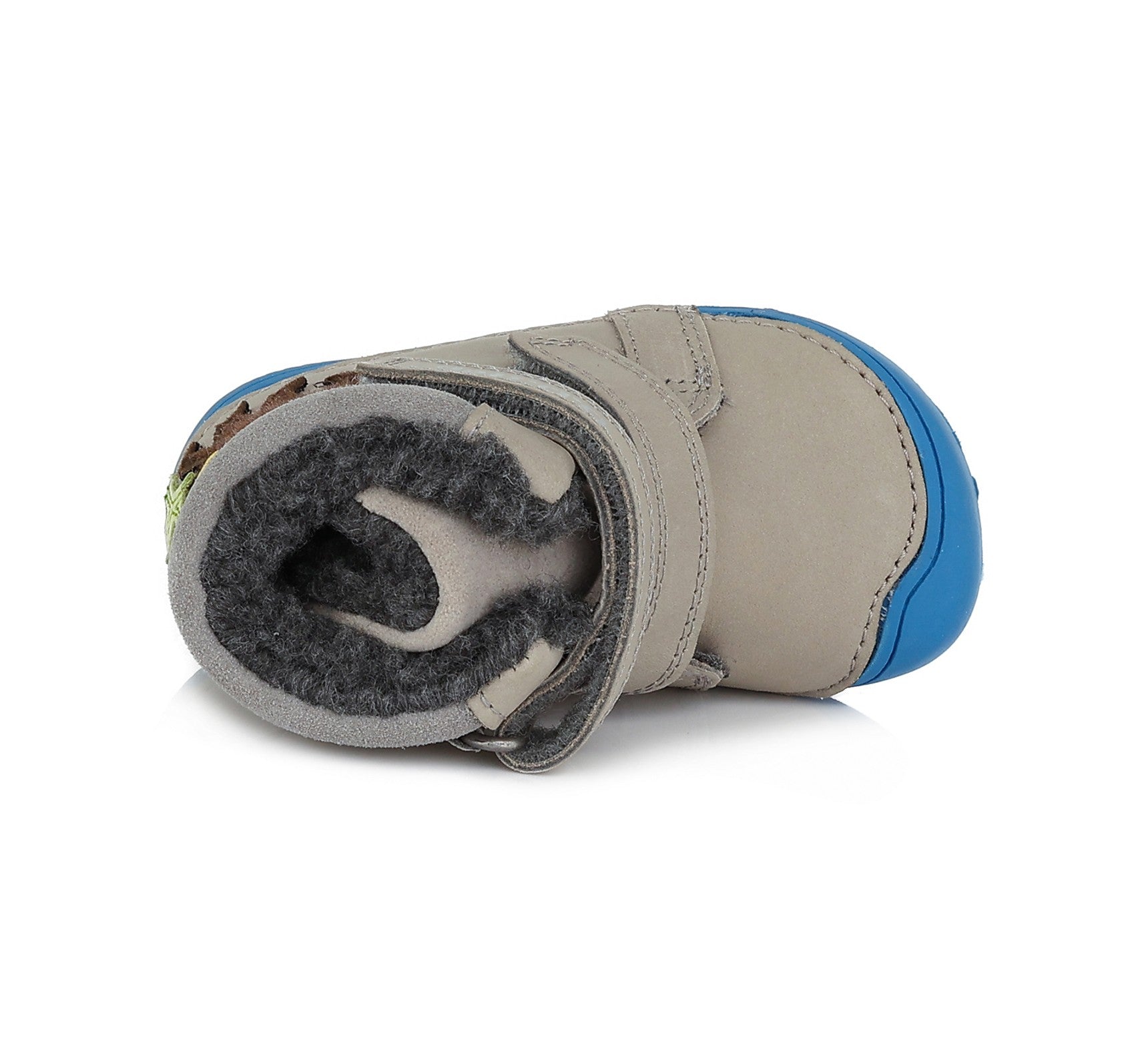 Barefoot D.D.Step batai berniukams – su dirbtiniu kailio pamušalu, natūralaus judesio laisvė