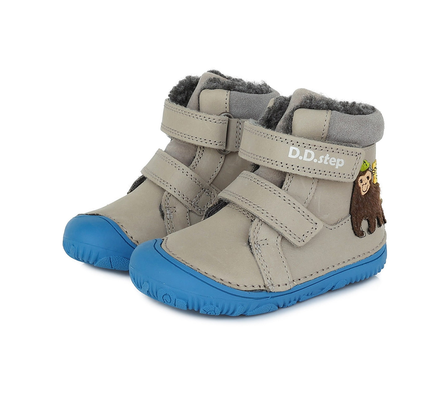 Barefoot D.D.Step batai berniukams – su dirbtiniu kailio pamušalu, natūralaus judesio laisvė