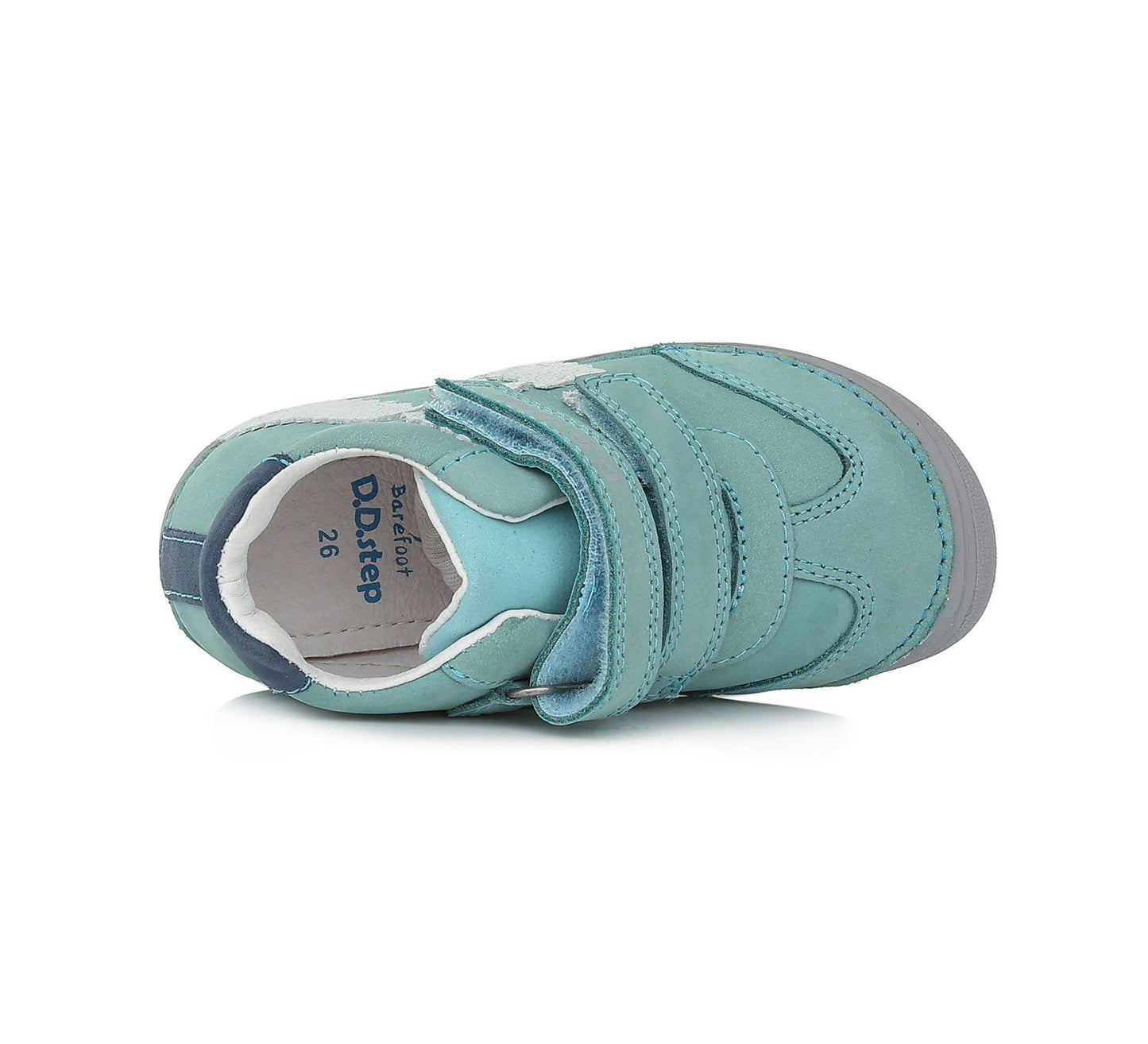 Barefoot D.D.Step batai mėlyna berniukams rudeniui ir pavasariui – natūralaus judesio laisvė