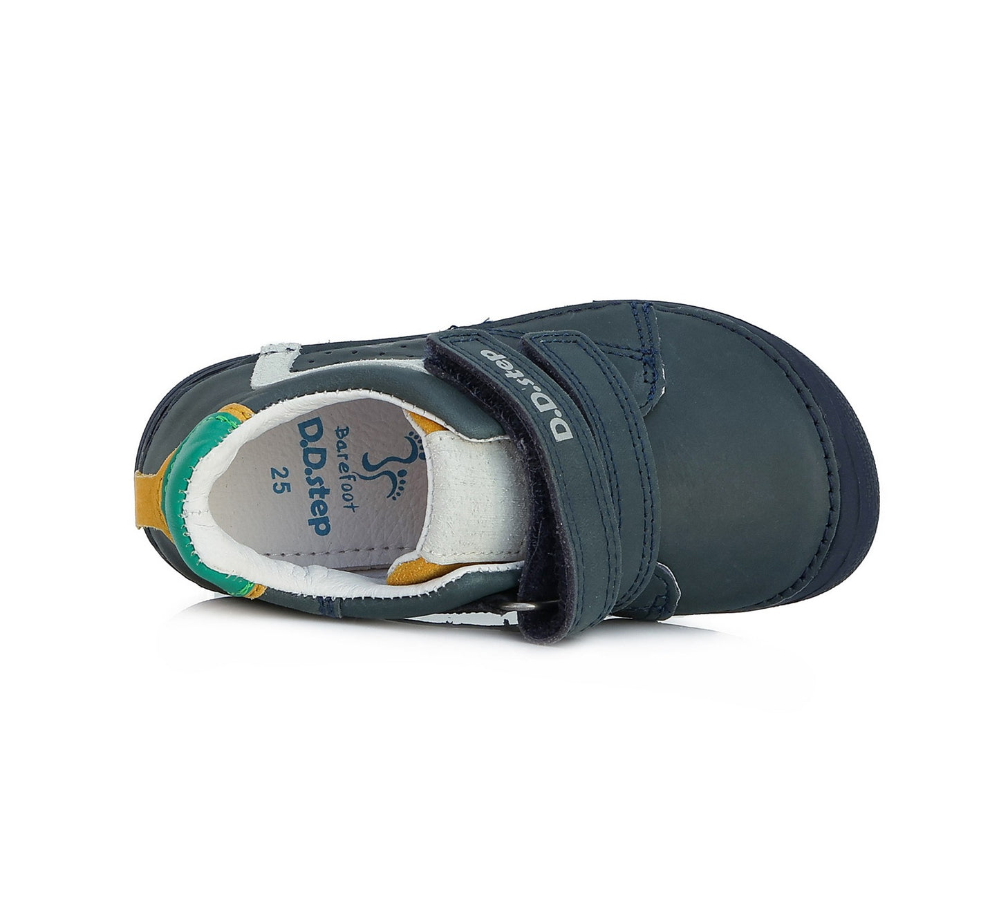 Barefoot D.D.Step batai mėlyna berniukams rudeniui ir pavasariui – natūralaus judesio laisvė