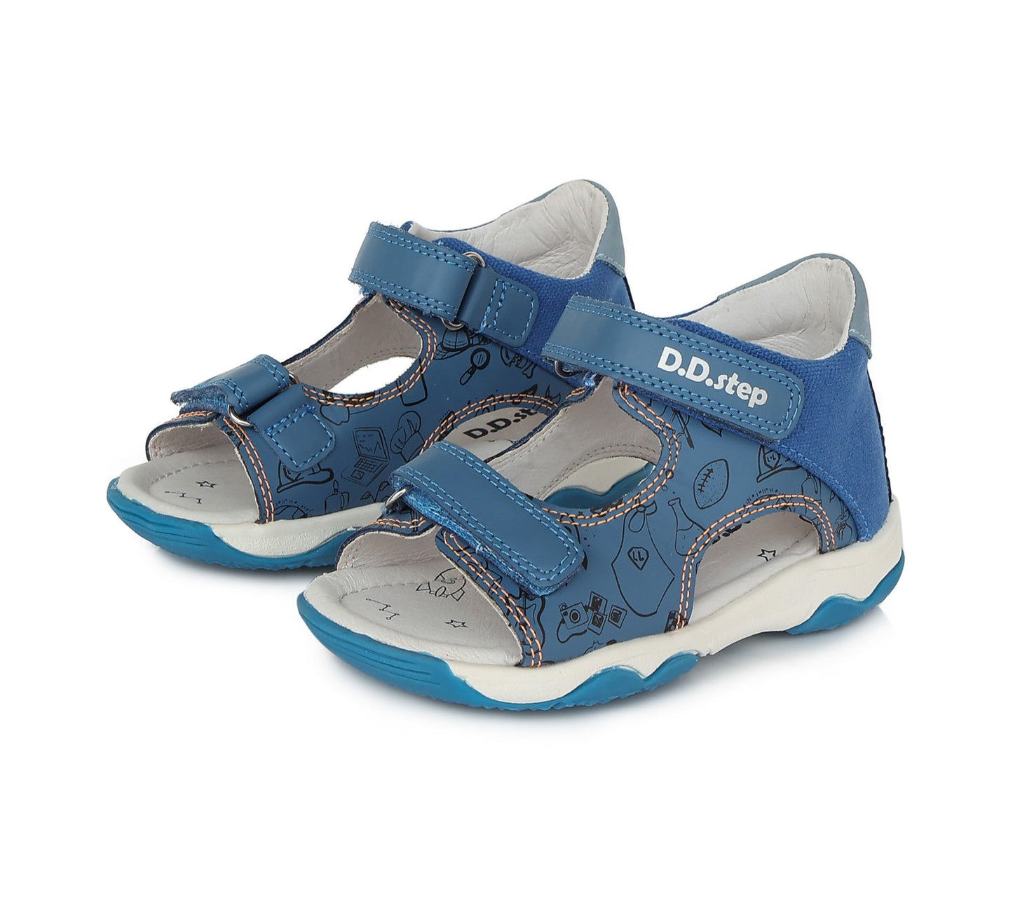 Blue sandals 20-25 d. G064-314A