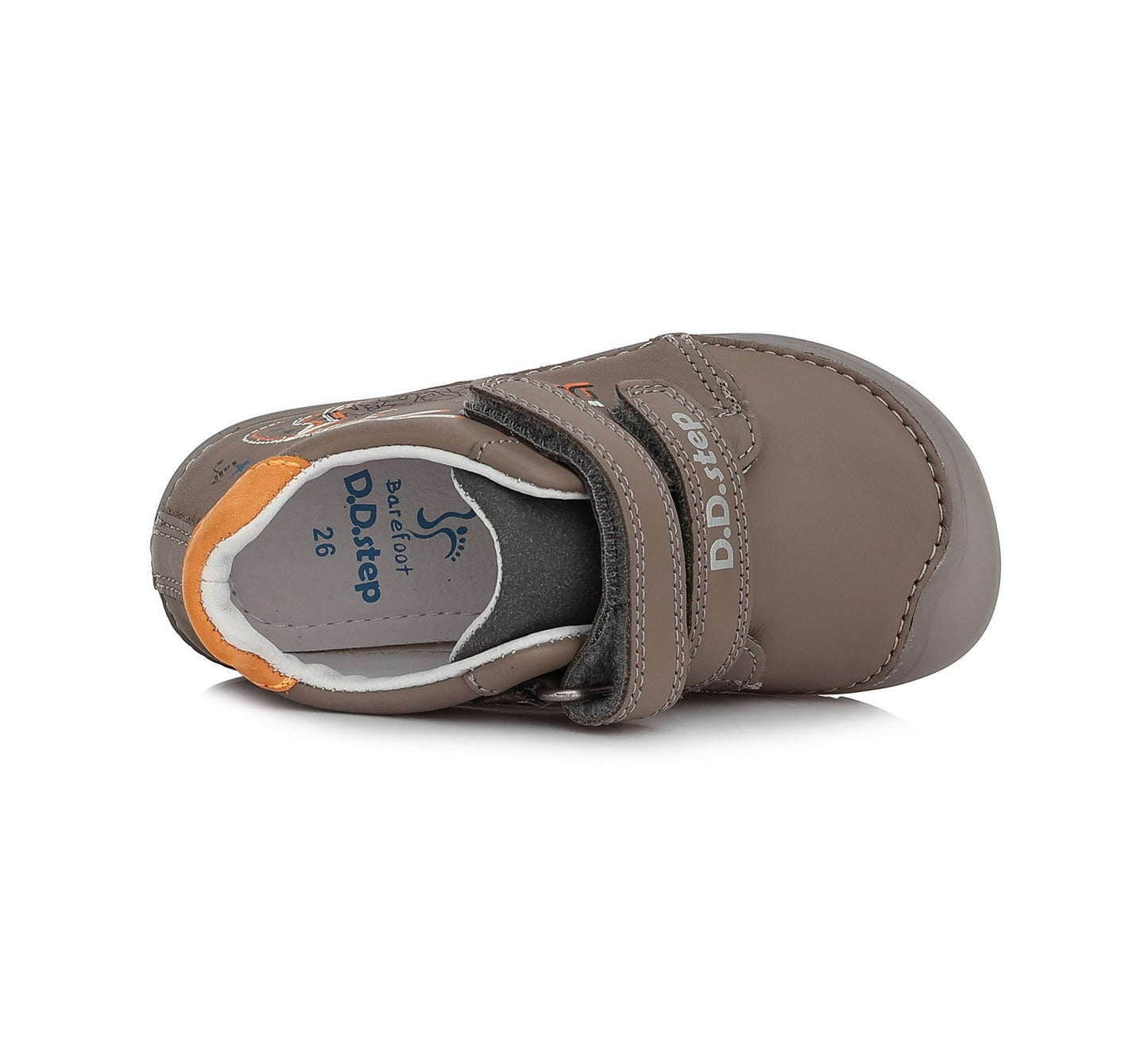 Barefoot D.D.Step batai pilka berniukams rudeniui ir pavasariui – natūralaus judesio laisvė