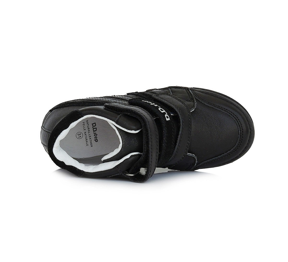 D.D.Step batai juoda mergaitėms rudeniui ir pavasariui – itin lengvi