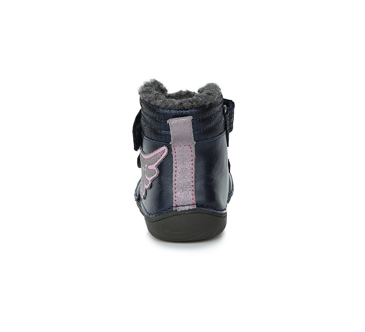 Barefoot D.D.Step batai mergaitėms – su dirbtiniu kailio pamušalu, natūralaus judesio laisvė