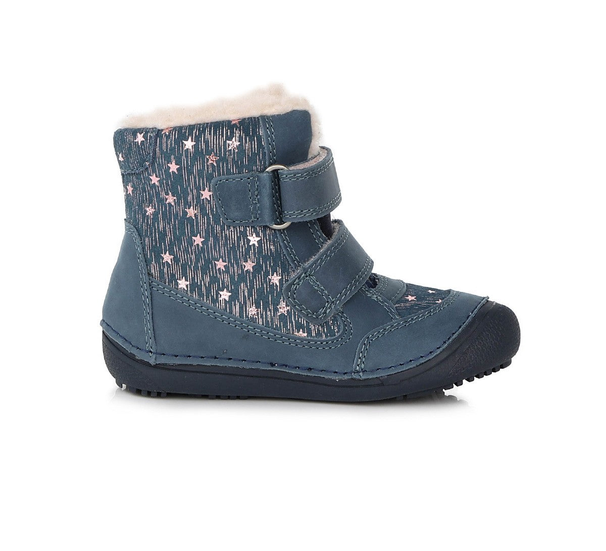 Barefoot D.D.Step batai mergaitėms – su dirbtiniu kailio pamušalu, natūralaus judesio laisvė