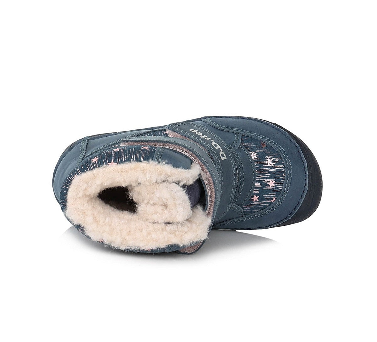 Barefoot D.D.Step batai mergaitėms – su dirbtiniu kailio pamušalu, natūralaus judesio laisvė