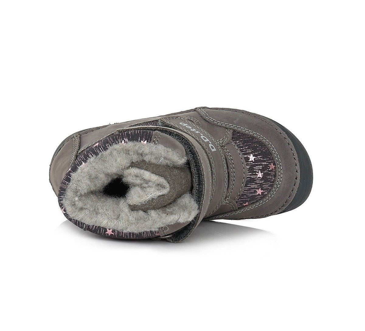 Barefoot D.D.Step batai mergaitėms – su dirbtiniu kailio pamušalu, natūralaus judesio laisvė