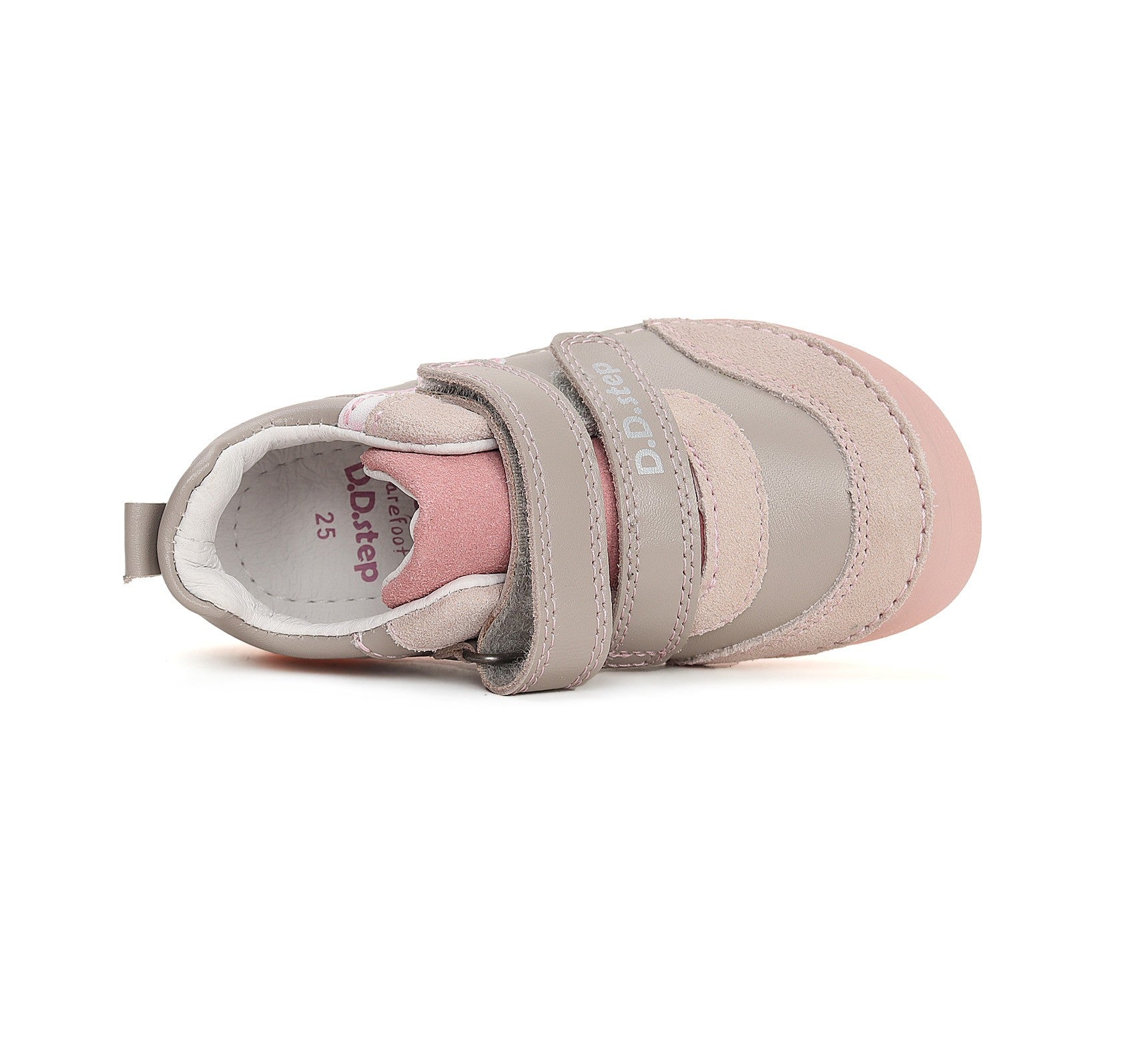 Barefoot D.D.Step batai pilka mergaitėms rudeniui ir pavasariui – natūralaus judesio laisvė