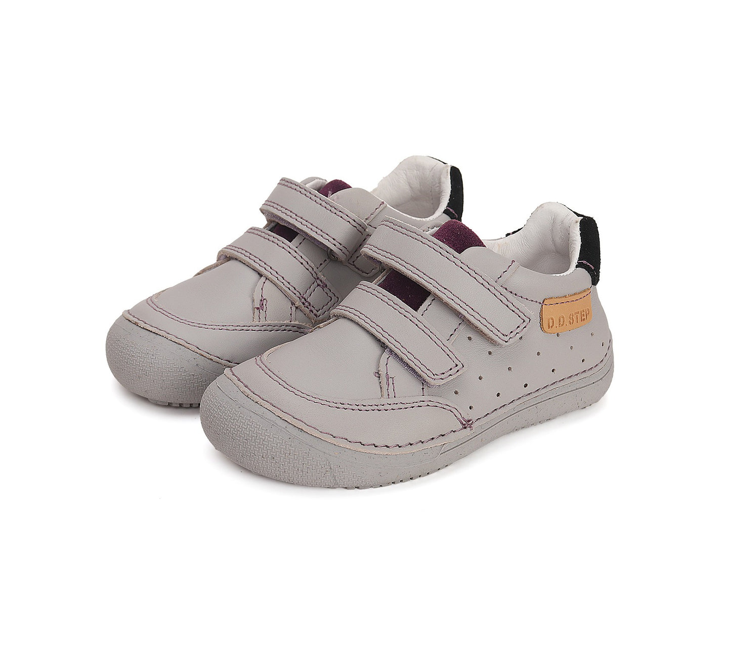 Barefoot D.D.Step batai pilka mergaitėms rudeniui ir pavasariui – natūralaus judesio laisvė