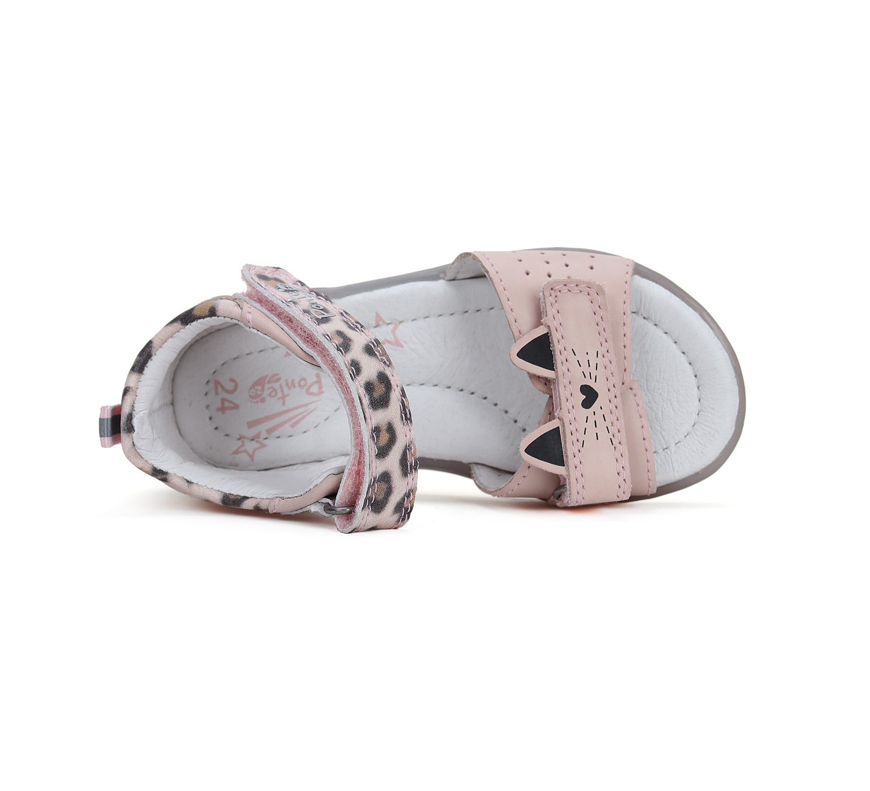 Ponte20 batai mergaitėms – su lipdukais, itin lengvi