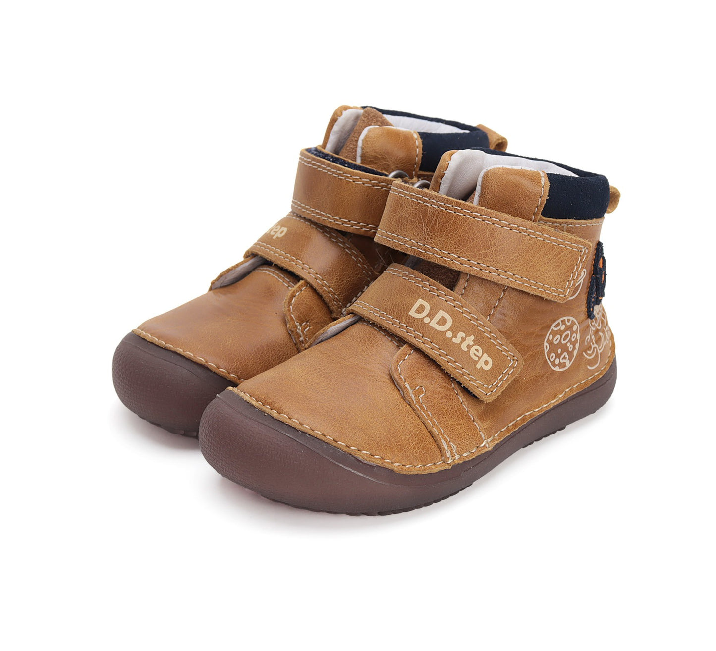 Barefoot D.D.Step batai ruda berniukams rudeniui ir pavasariui – natūralaus judesio laisvė