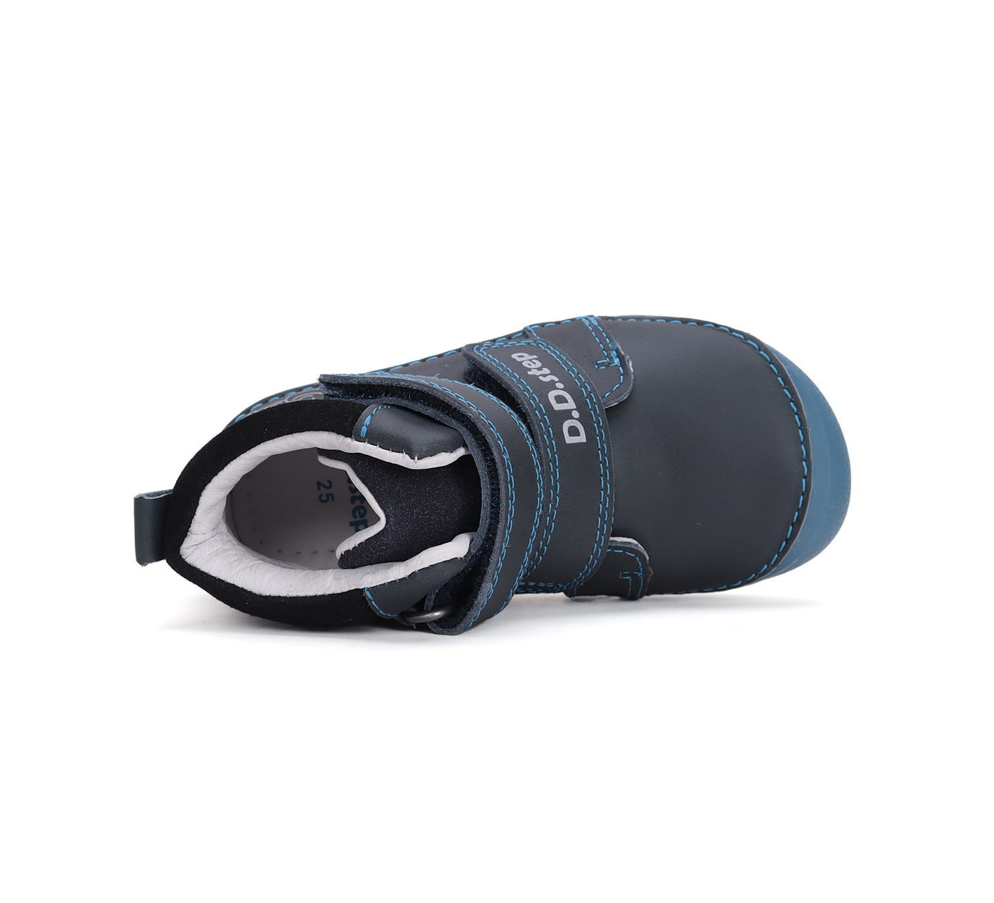 Barefoot D.D.Step batai mėlyna berniukams rudeniui ir pavasariui – natūralaus judesio laisvė