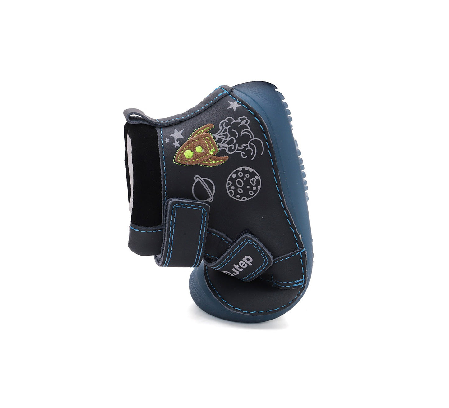 Barefoot D.D.Step batai mėlyna berniukams rudeniui ir pavasariui – natūralaus judesio laisvė