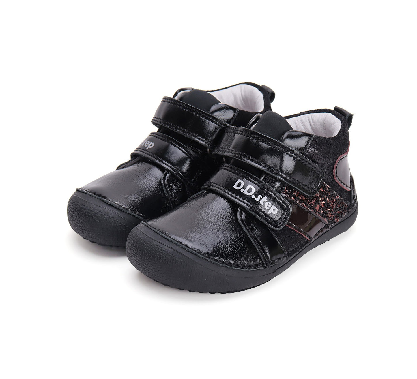 Barefoot D.D.Step batai juoda berniukams rudeniui ir pavasariui – natūralaus judesio laisvė