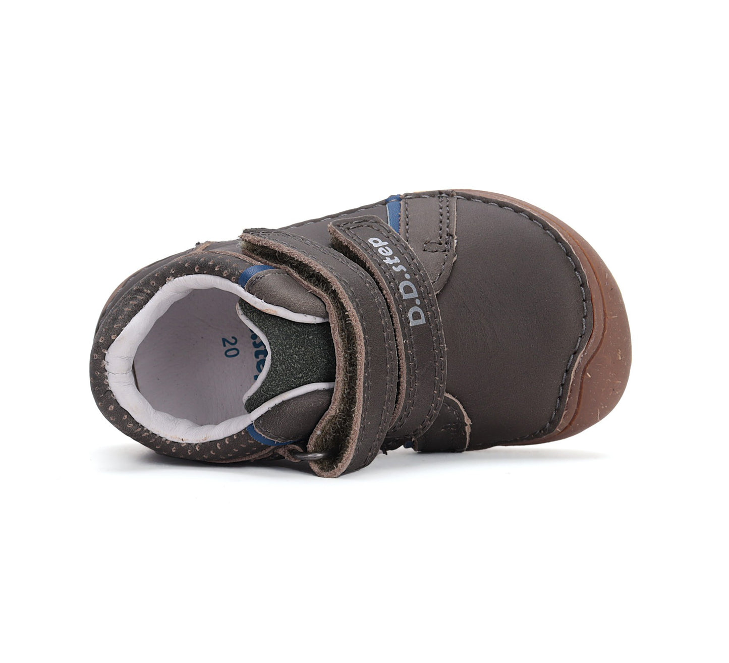 Barefoot D.D.Step batai pilka berniukams rudeniui ir pavasariui – natūralaus judesio laisvė