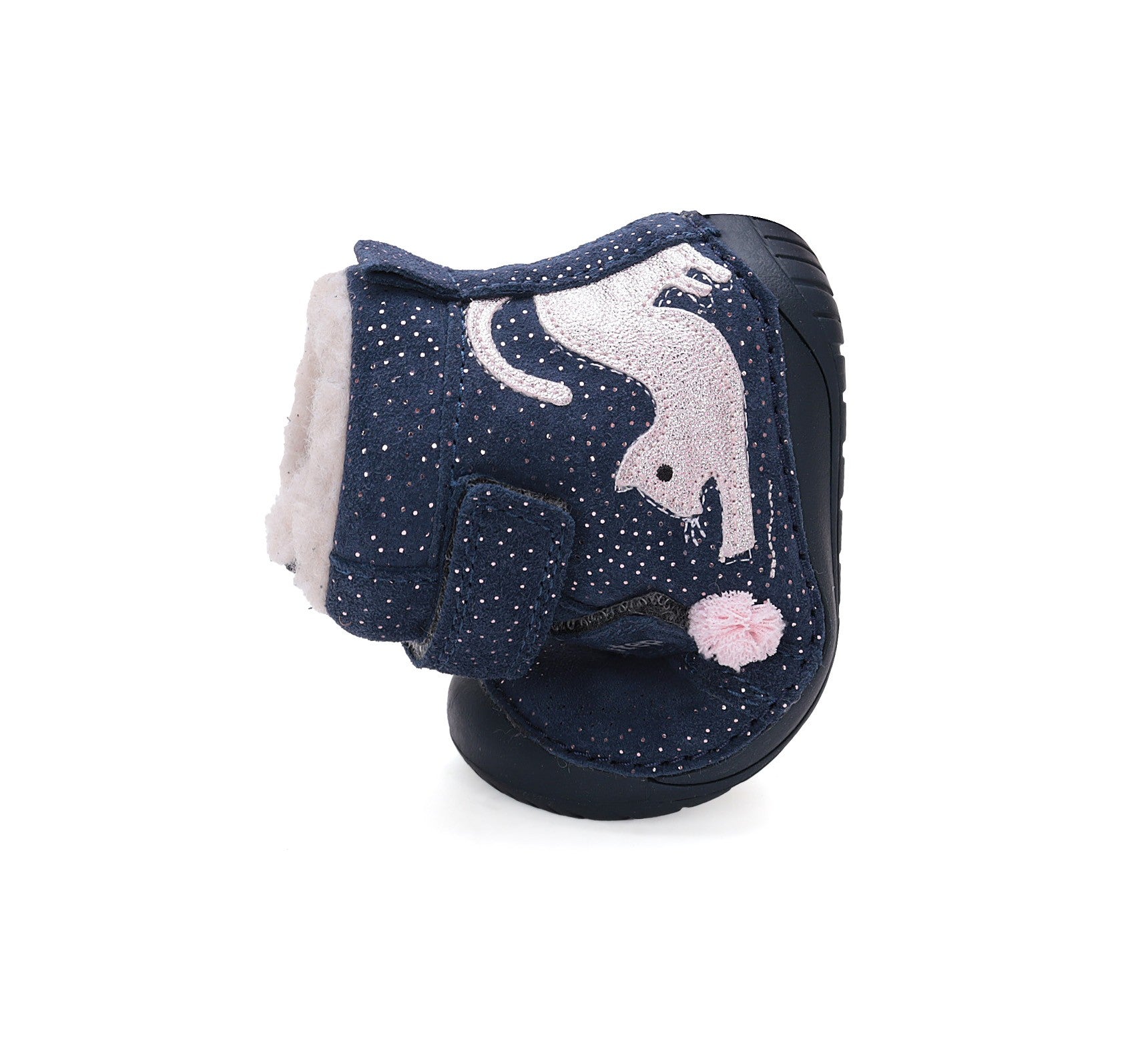 Barefoot D.D.Step batai mergaitėms – su dirbtiniu kailio pamušalu, natūralaus judesio laisvė