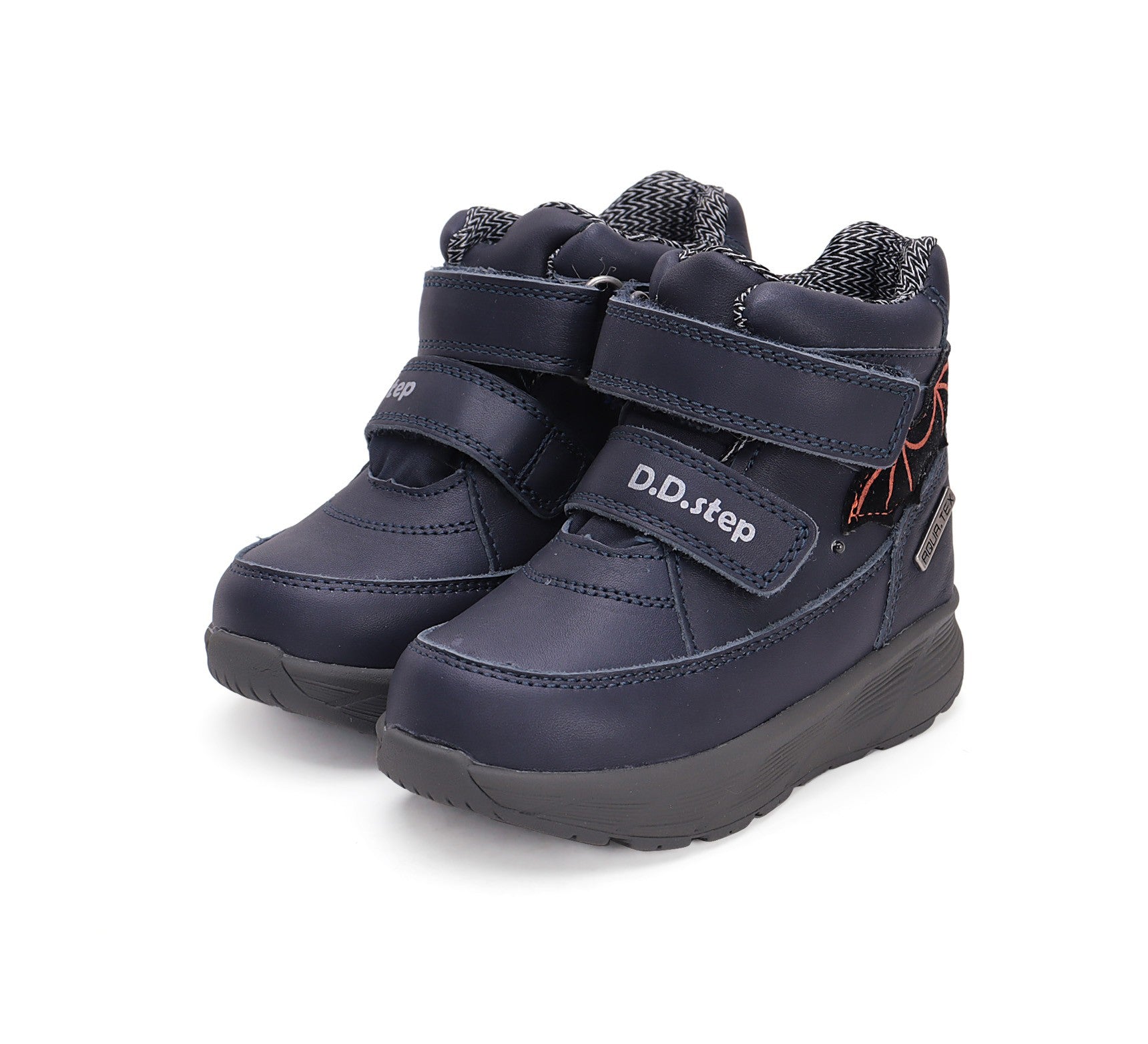 D.D.Step batai mėlyna berniukams rudeniui ir pavasariui – neperšlampami, su LED pašvietimu, itin lengvi
