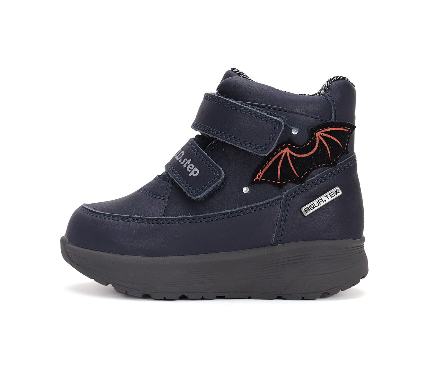 D.D.Step batai mėlyna berniukams rudeniui ir pavasariui – neperšlampami, su LED pašvietimu, itin lengvi
