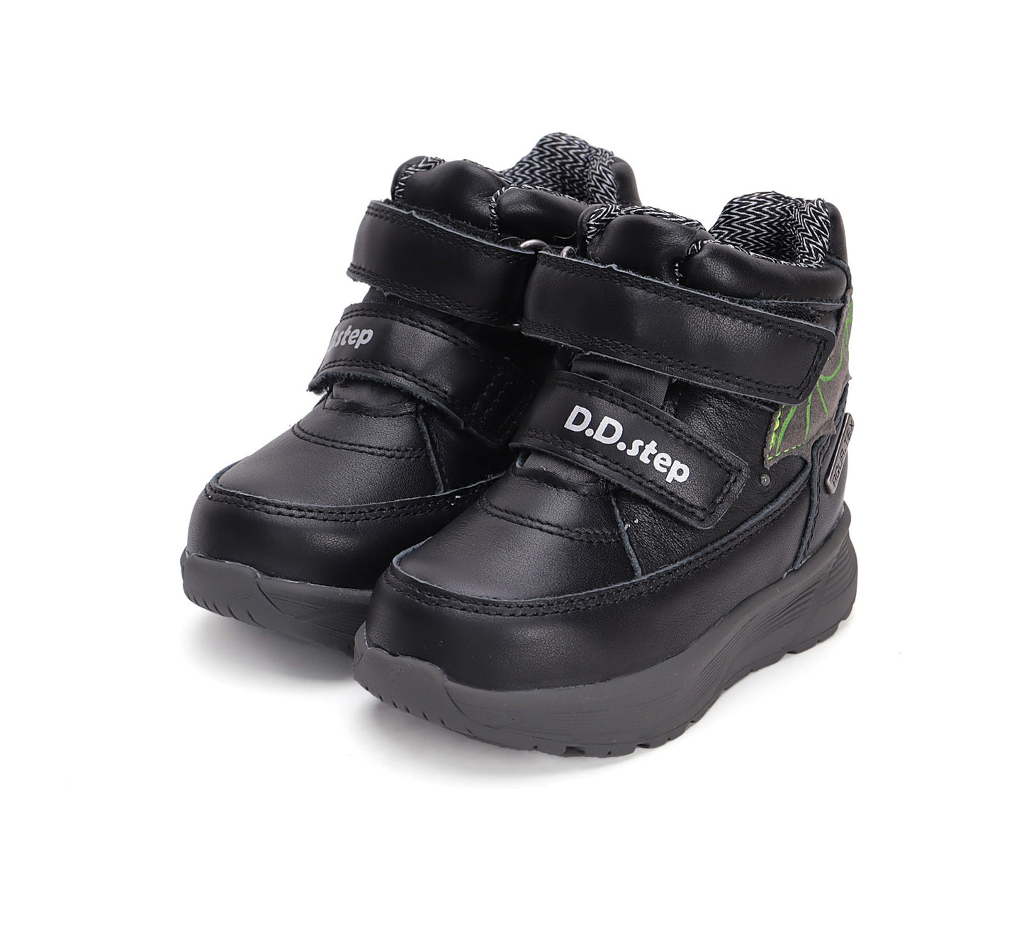 D.D.Step batai juoda berniukams rudeniui ir pavasariui – neperšlampami, su LED pašvietimu, itin lengvi