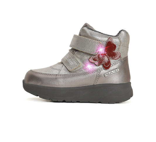 D.D.Step batai mergaitėms rudeniui ir pavasariui – neperšlampami, su LED pašvietimu, itin lengvi