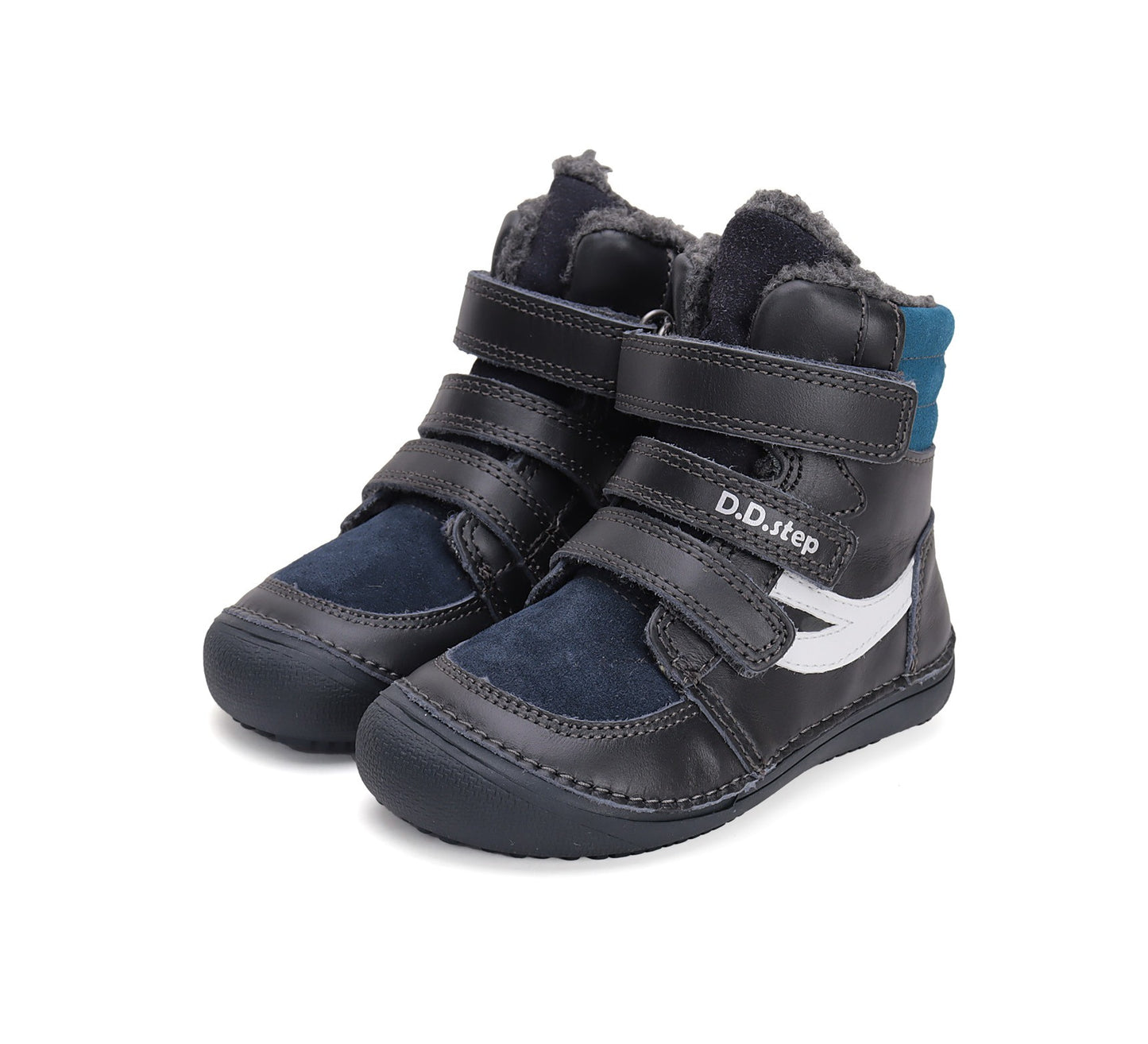 Barefoot D.D.Step batai berniukams – su vilnos pamušalu, natūralaus judesio laisvė