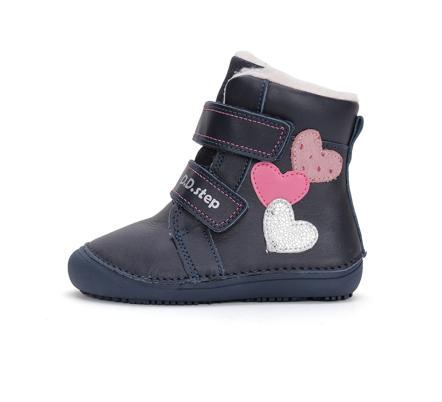 Barefoot D.D.Step batai mergaitėms – su vilnos pamušalu, natūralaus judesio laisvė