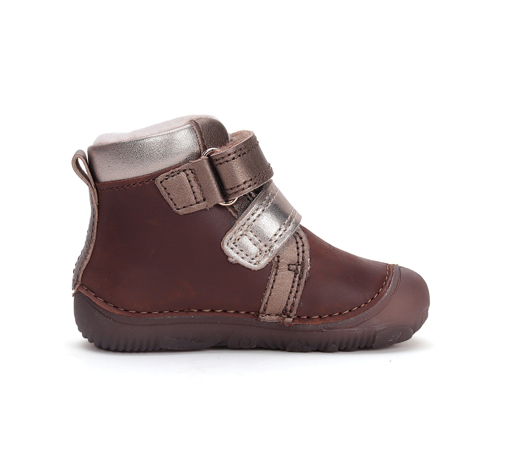 Barefoot D.D.Step batai mergaitėms – su dirbtiniu kailio pamušalu, natūralaus judesio laisvė