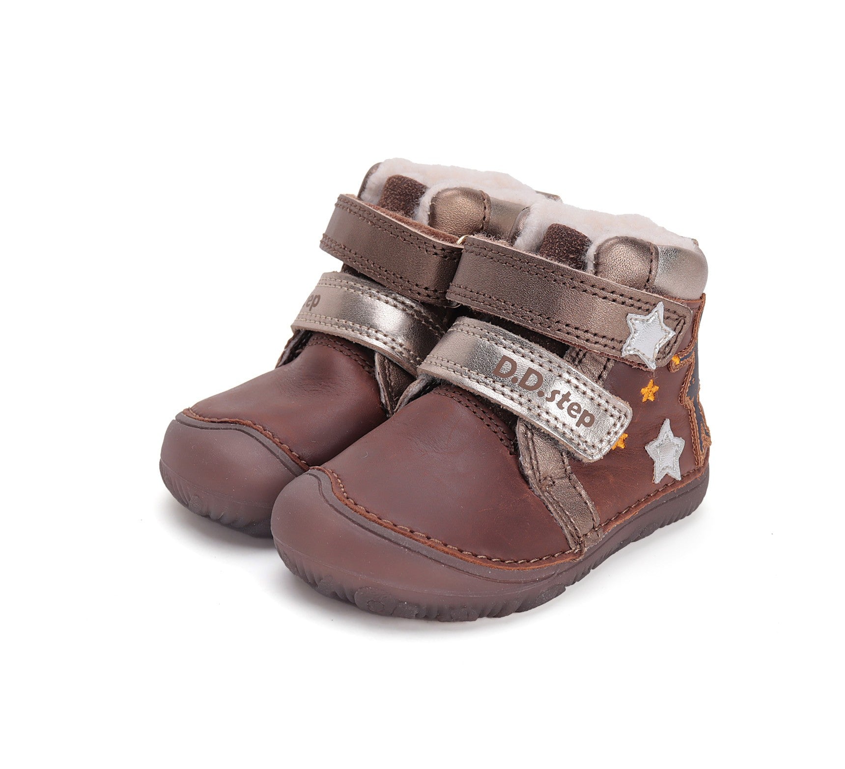 Barefoot D.D.Step batai mergaitėms – su dirbtiniu kailio pamušalu, natūralaus judesio laisvė