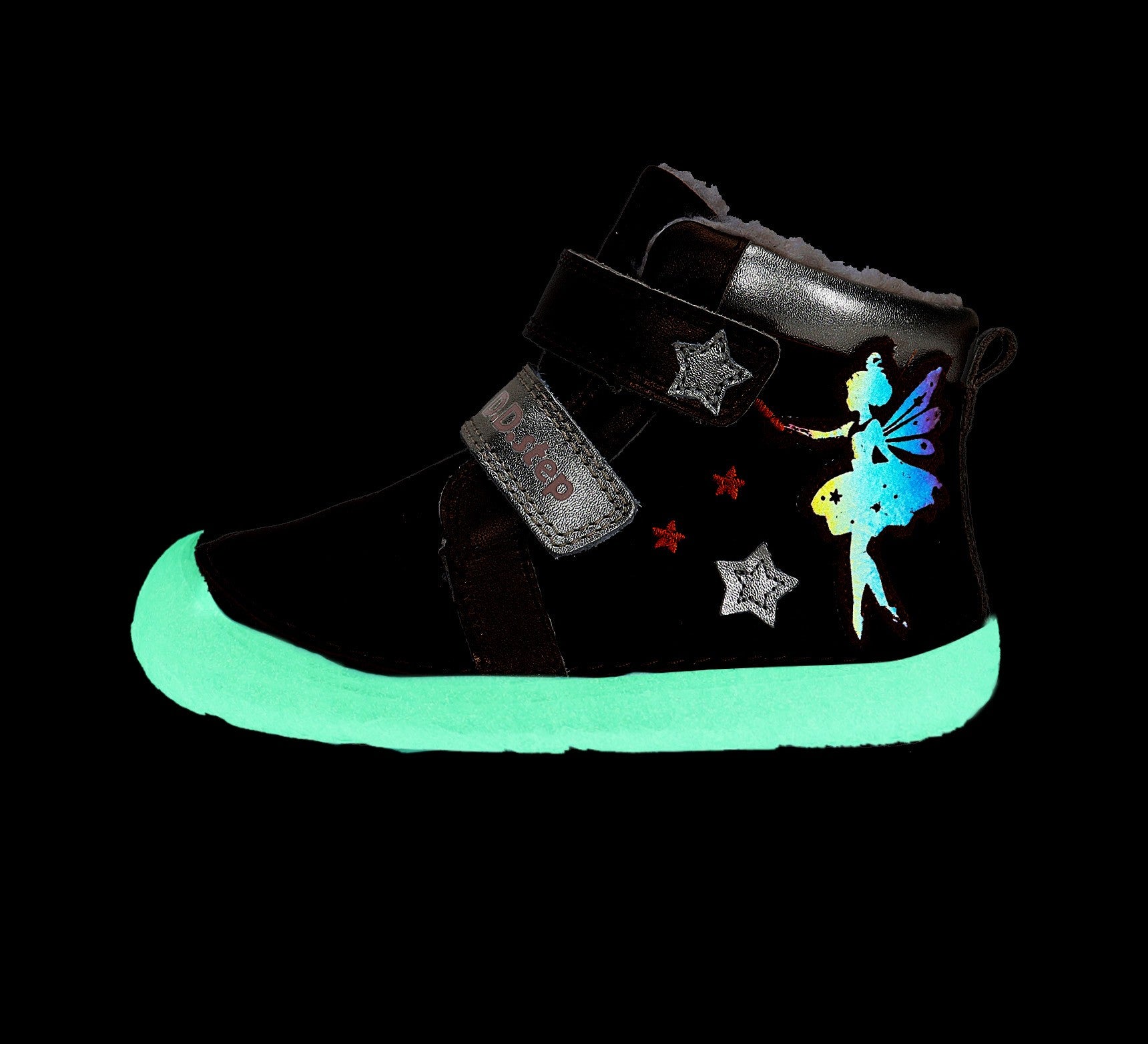 Barefoot D.D.Step batai mergaitėms – su dirbtiniu kailio pamušalu, natūralaus judesio laisvė