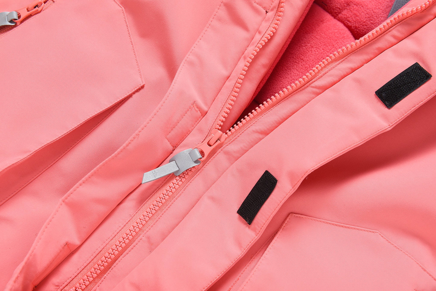 Viendaļīgs rozā ziemas kombinezons VALIANLY 128-158