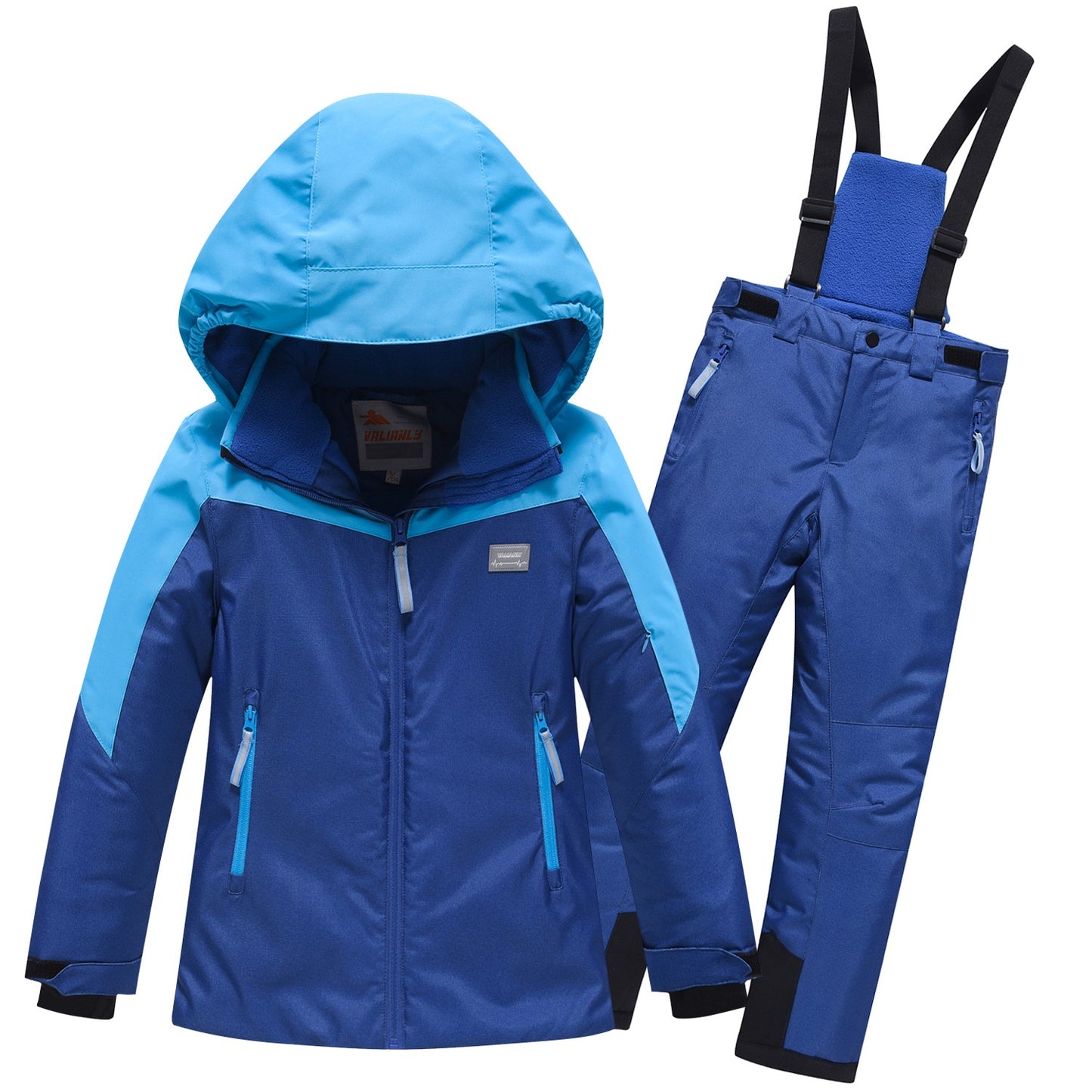 Blue 2-piece Valianly winter jumpsuit 134-164