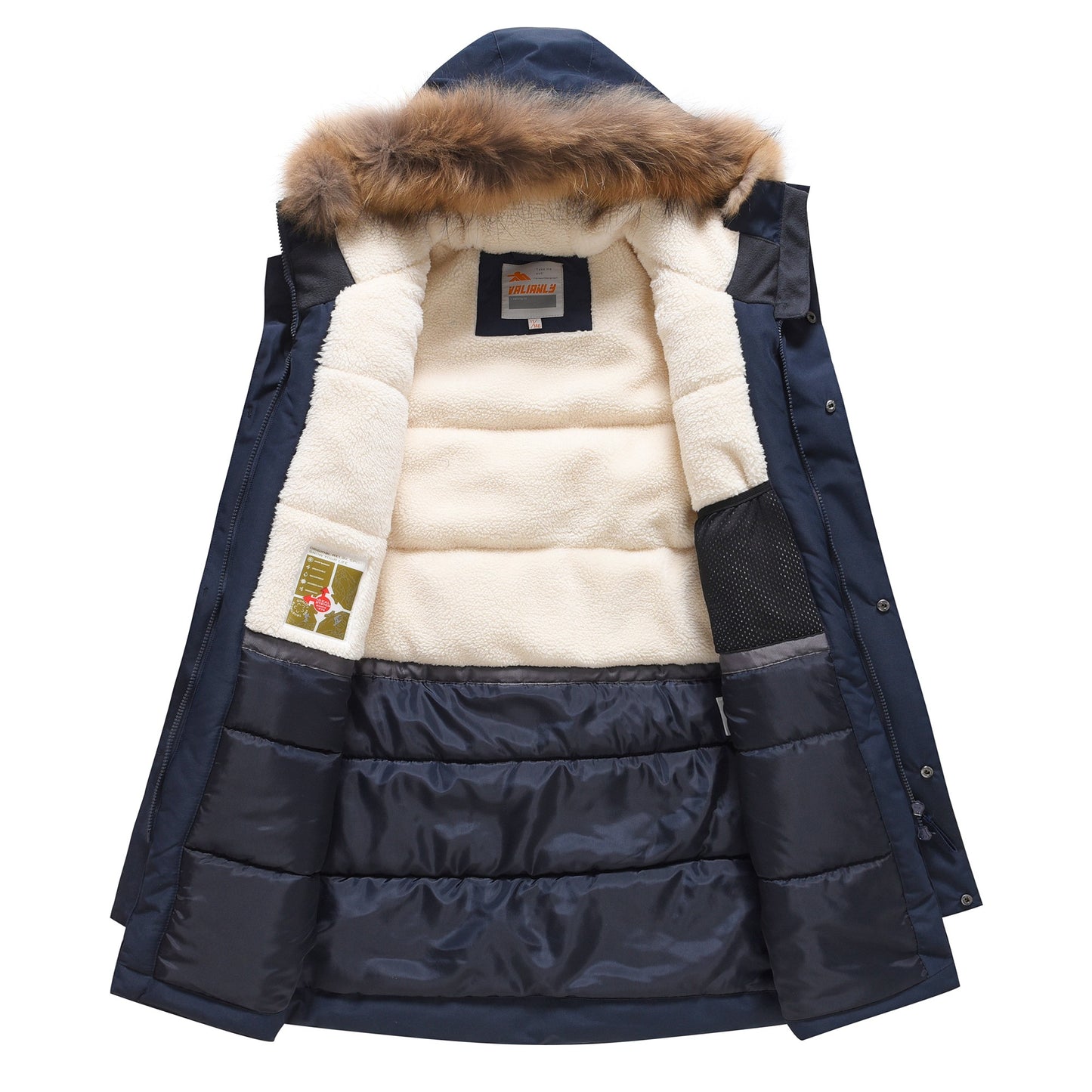 Valianly blue winter jacket/coat for boy 9445_140-170
