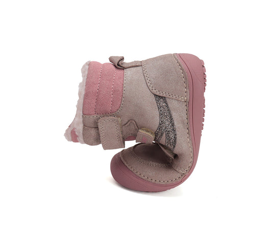 Barefoot D.D.Step batai mergaitėms – su vilnos pamušalu, natūralaus judesio laisvė