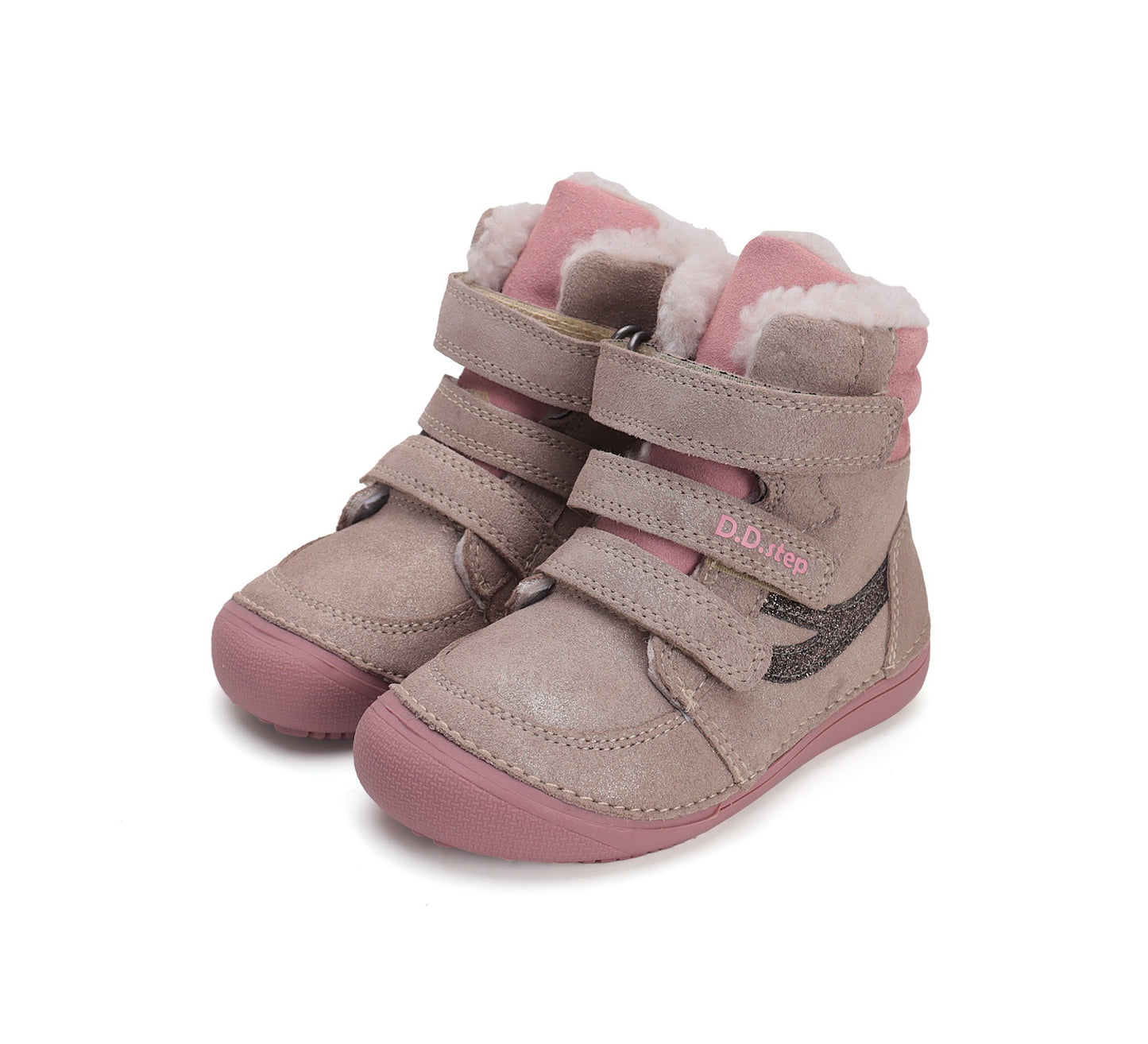 Barefoot D.D.Step batai mergaitėms – su vilnos pamušalu, natūralaus judesio laisvė