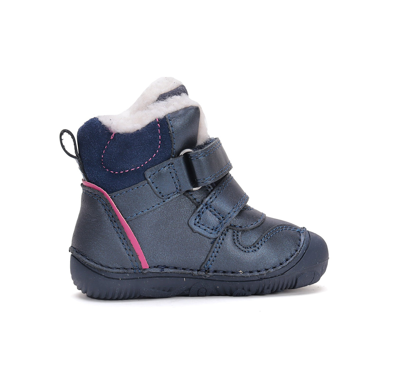 Barefoot D.D.Step batai mergaitėms – su vilnos pamušalu, su dirbtiniu kailio pamušalu, natūralaus judesio laisvė