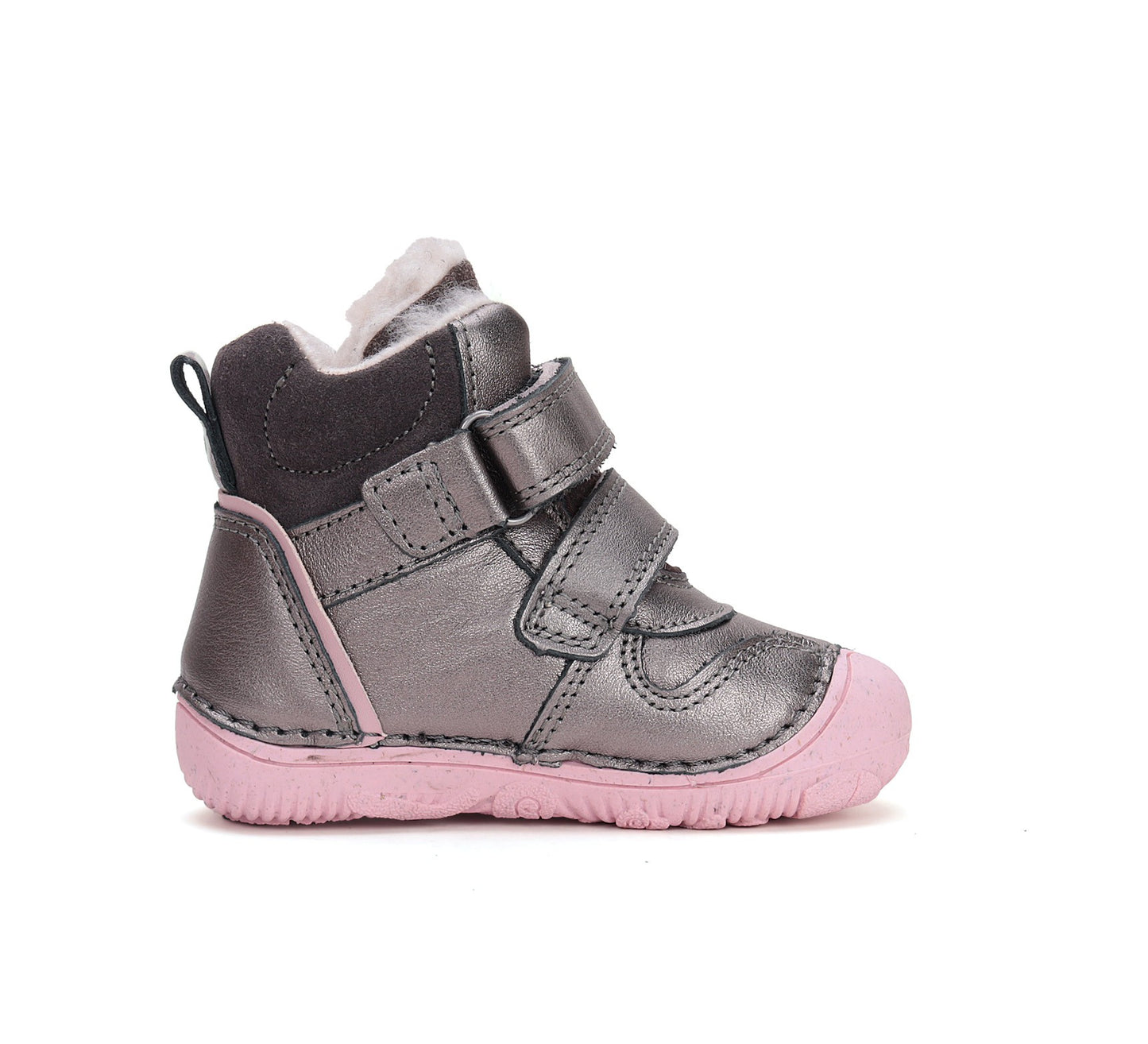 Barefoot D.D.Step batai mergaitėms – su vilnos pamušalu, su dirbtiniu kailio pamušalu, natūralaus judesio laisvė